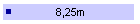 8,25m