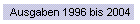 Ausgaben 1996 bis 2004
